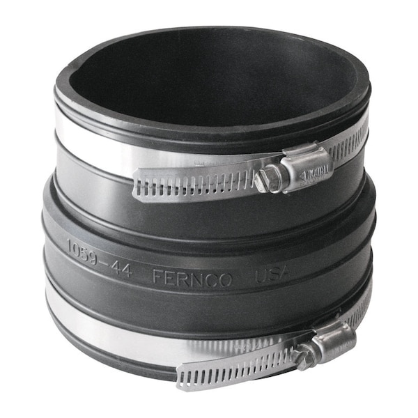 Fernco Fernco Schedule 40 4 in. Socket X 4 in. D Socket PVC Flexible Coupling 1 pk P1059-44 - main